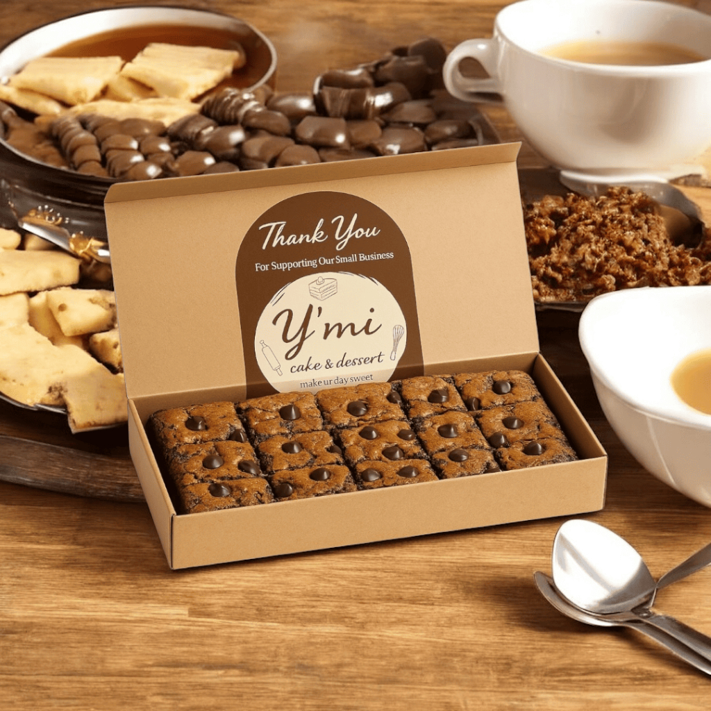 

YMI - Brownies Cookies 20x10cm Premium Dark Chocolate Super Fudgy Moist Lumer Anti Eneg