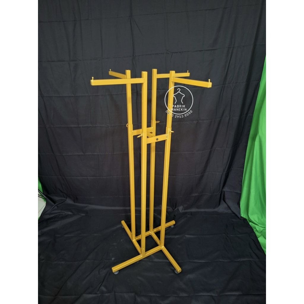 gawang hijab/gawang kotak besi/gawang besi kotak/gawang besi kokoh/gantungan baju/gantungan besi kot