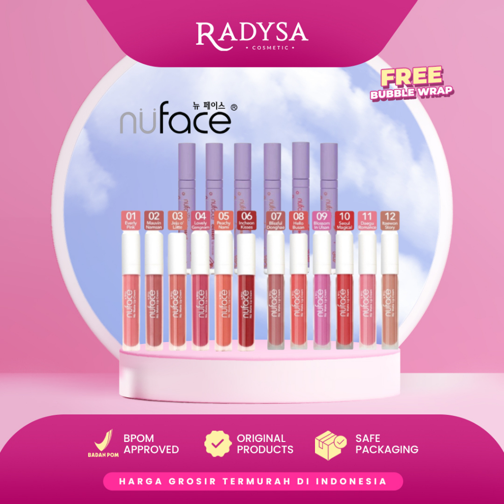 RADYSA - Nuface Nu Matte Lip Cream | Nuface Lip Ombre | Lip Korea