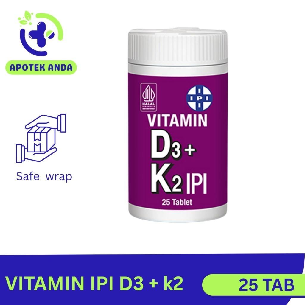 VITAMIN IPI D3 + K2 ISI 25 TABLET / IPI D3 PLUS K2