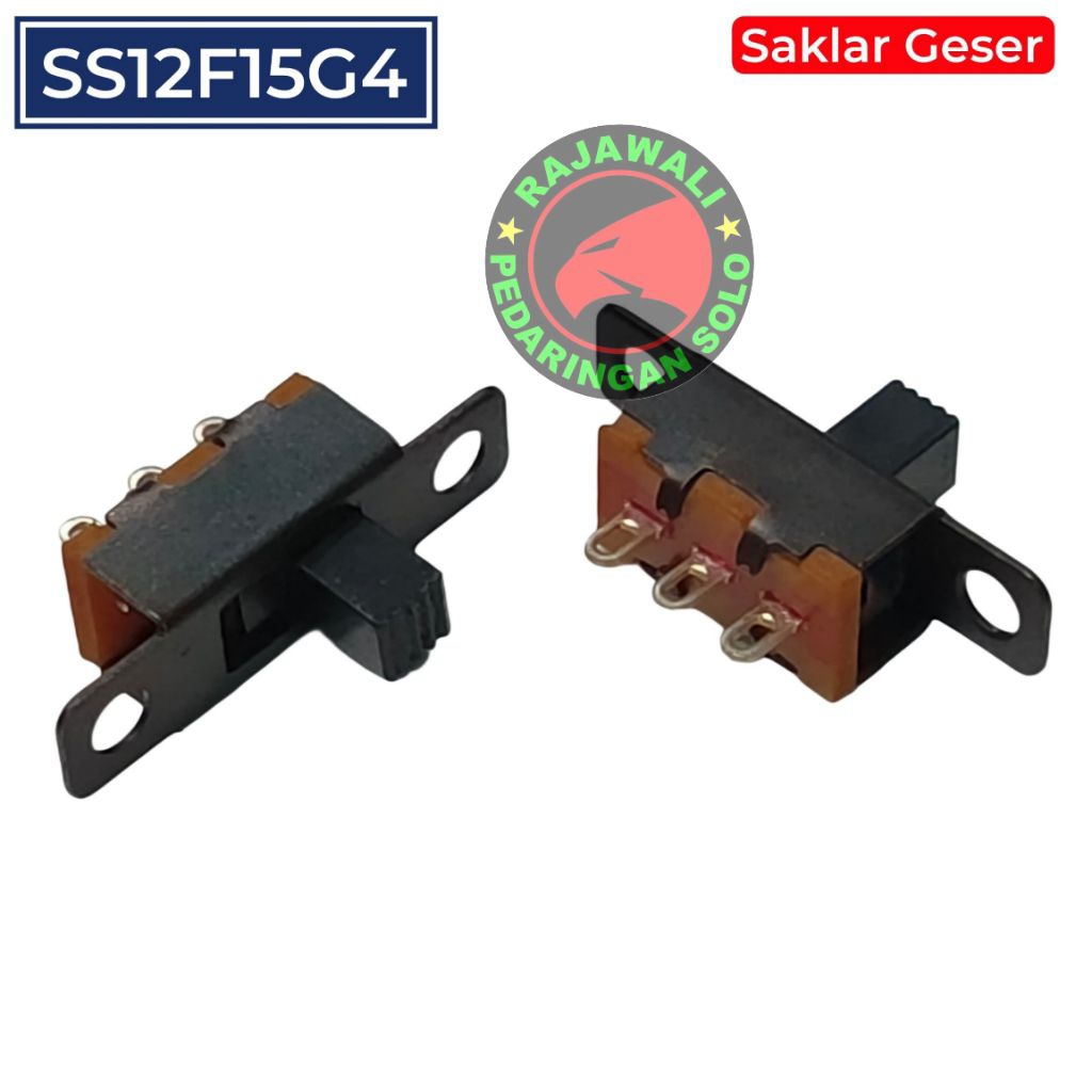 Saklar Geser 3 Pin Toggle switch 4mm