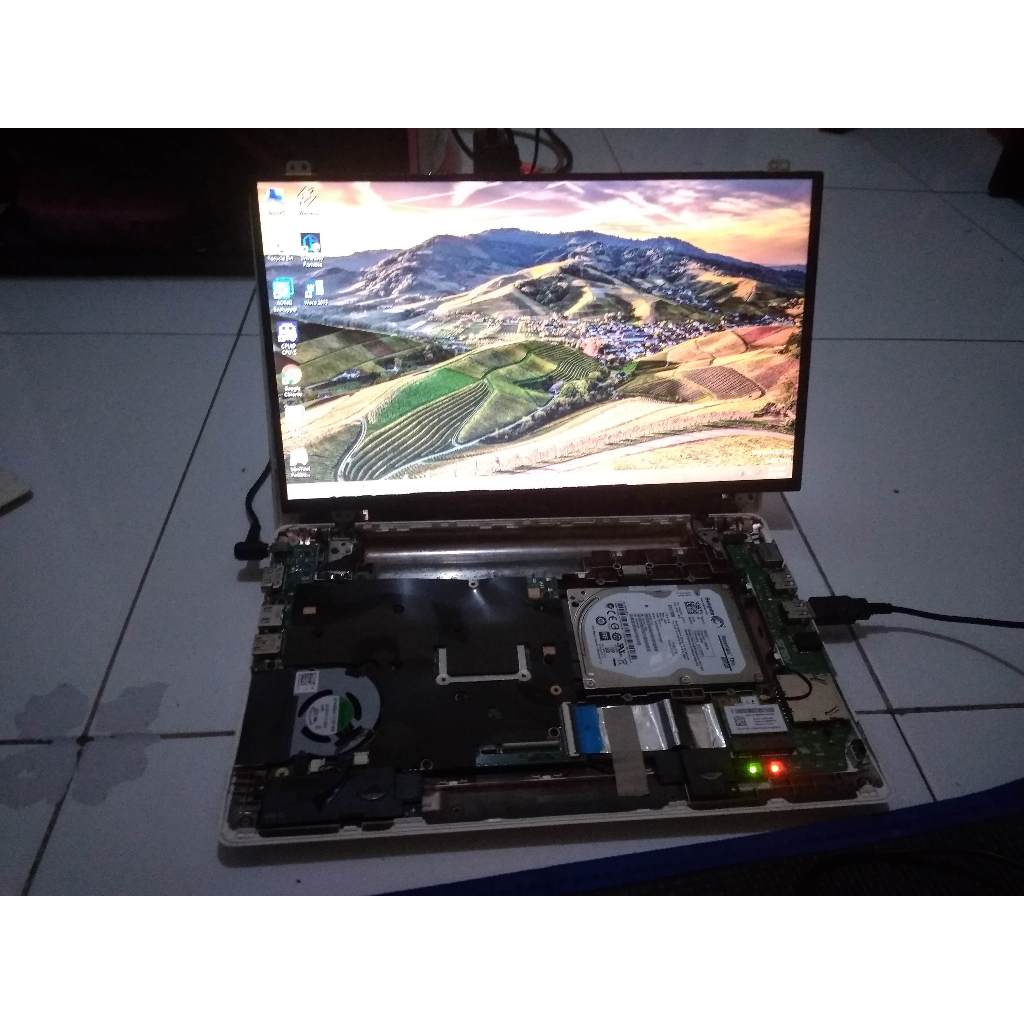 Motherboard Asus X200MA X200M Intel Celeron N2840 DualCore RAM 2G Layar LCD Versi 40 Pin Netbook Nor
