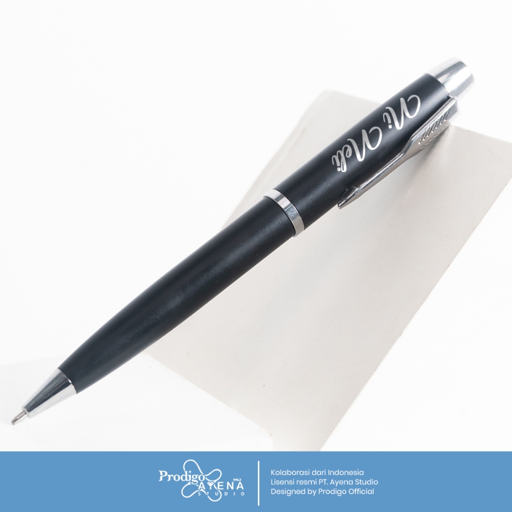 

[EXCLUSIVE] Prodigo x Ayena Studio * Pulpen Boldliner Sintang Bolpoin Hitam Costum Nama I Pulpen