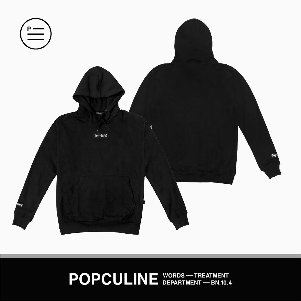 Popculine - Jaket Pullover Hoodie Fearless