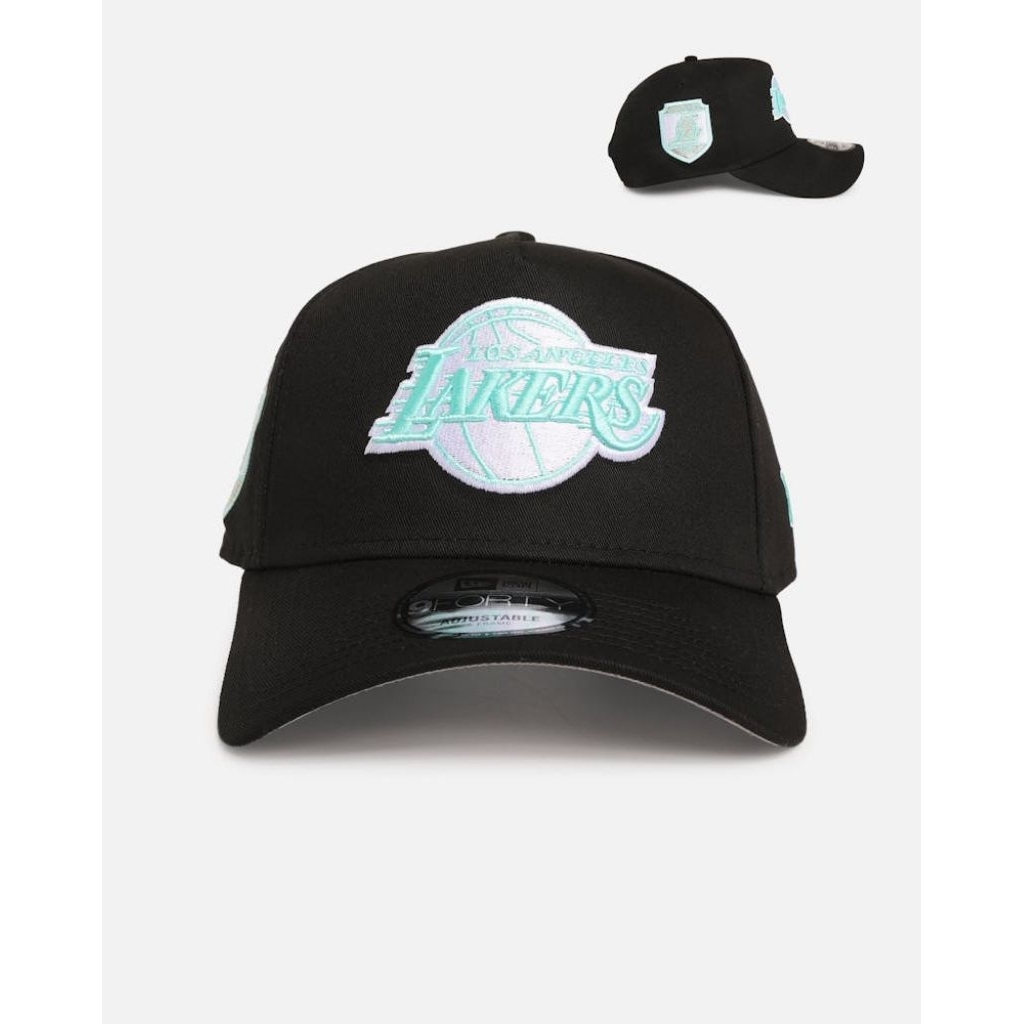 lakers back no blue A-Frame 9forty adjustable hat