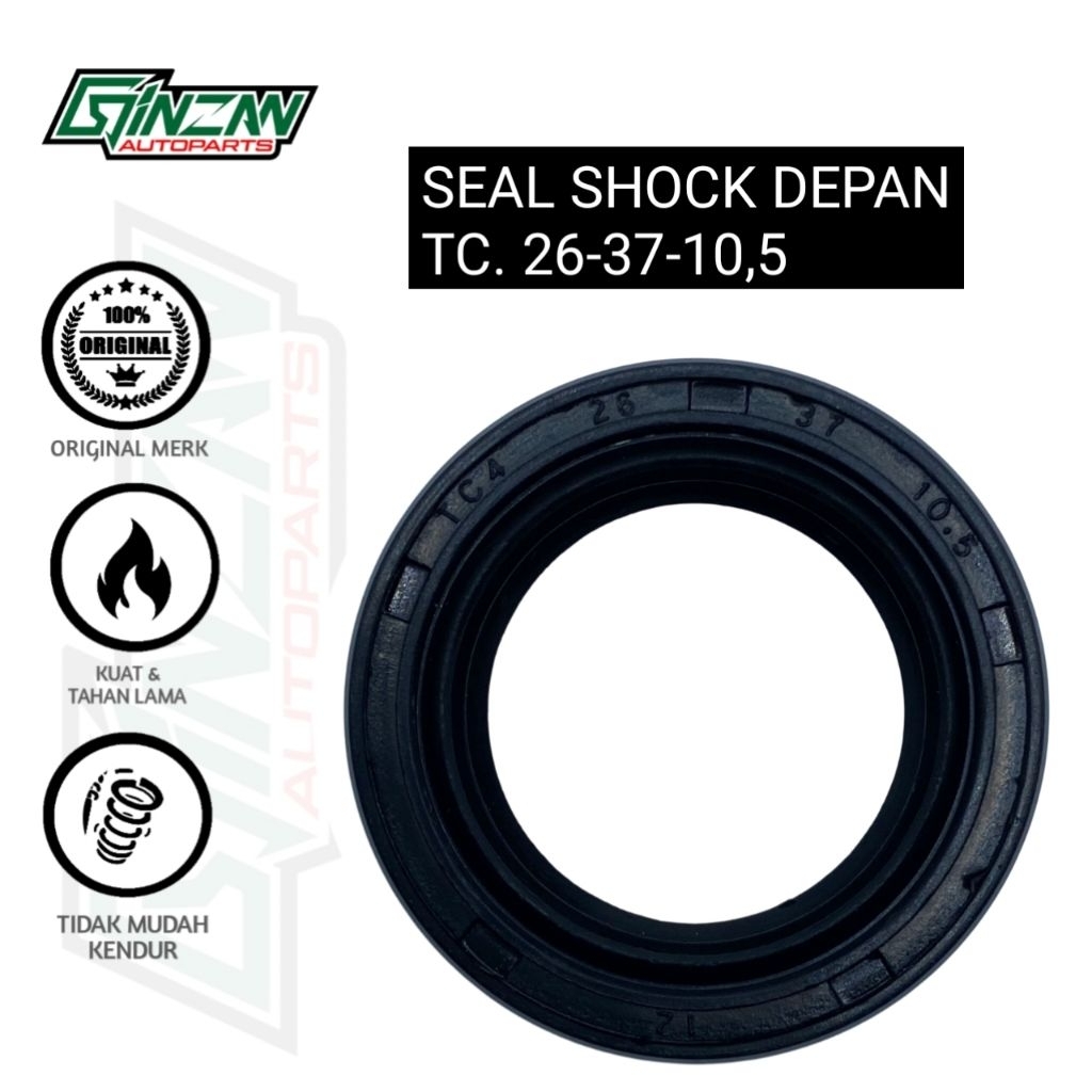 Oil Seal Shock Depan RC Shogun125 Smash Shogun kebo Tornado 1 set 2pcs