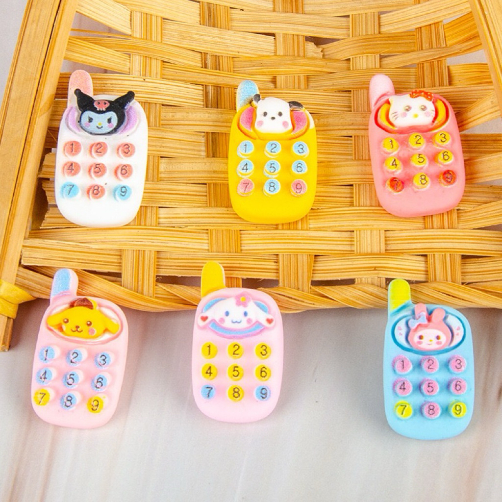 Jibbitz Pin Sandal Crocs Baim Karakter Hape Sanrio Lucu Aksesoris Sendal