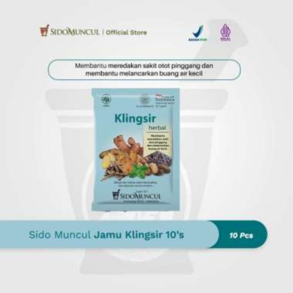 

Jamu klingsir Sido muncul isi 10sachet