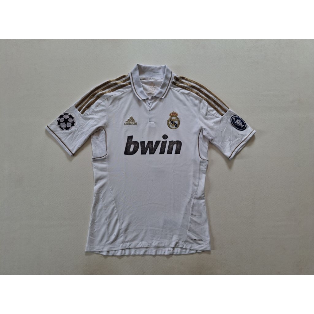 JERSEY BOLA ADIDAS REAL MADRID HOME TAHUN 2011/2012 RONALDO ORIGINAL 100%