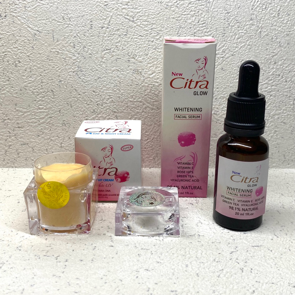 Paket Cream Citra Super Siang Malam & Serum Whitening