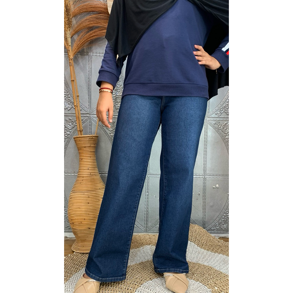 celana kulot jeans by vivo jeans