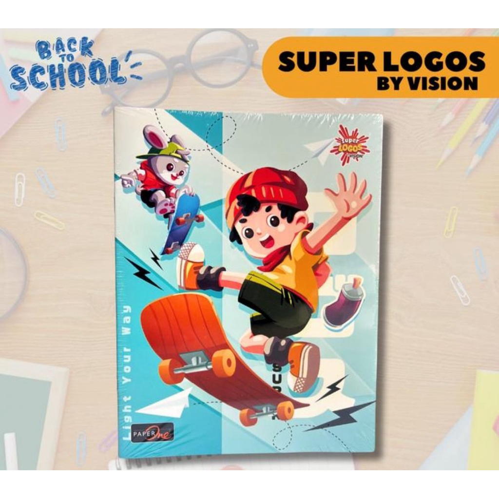 

Buku tulis vision super logos 38 lembar pack