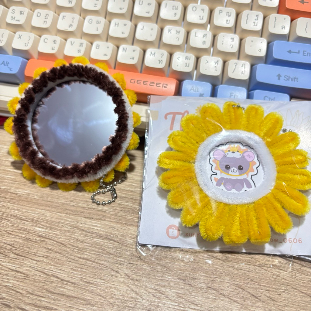 Gantungan kunci cermin GMMTV Mascott thailand drama raikantopeni polcasan wesley babii maskot tay ne