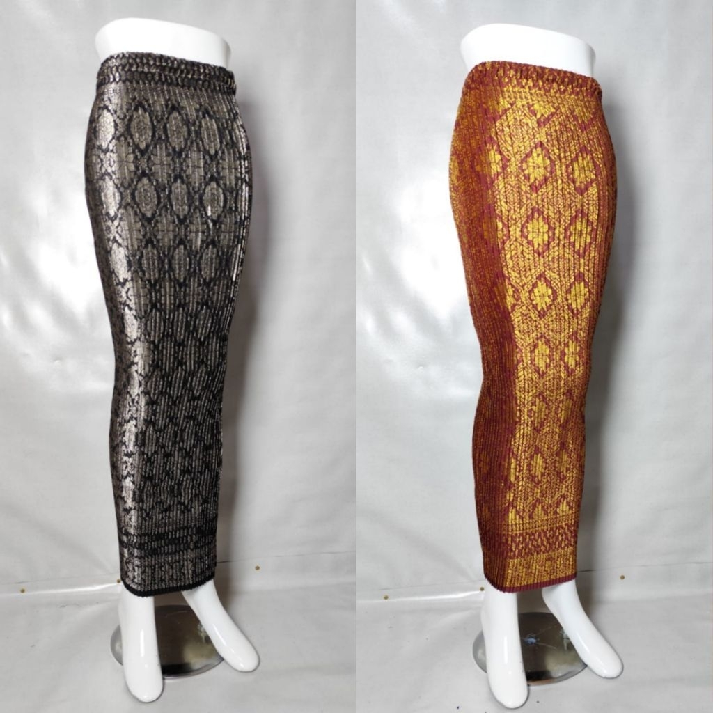 Rok songket / rok songket plisket / rok songket bawahan kebaya / rok plisket songket/ bawahan kebaya