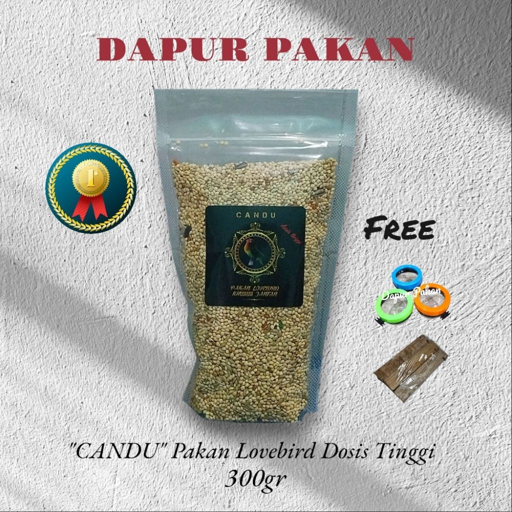 Pakan lovebird konslet/Dosis tinggi