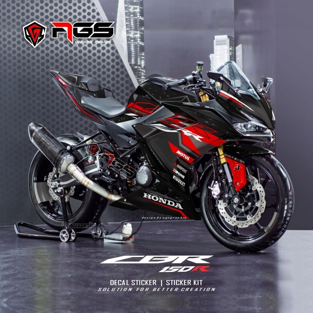 Decal CBR 150R / AllNew CBR150R / Sticker Full Body CBR / DECAL CBR Tribal Racing / Decal AGS GRAPHI