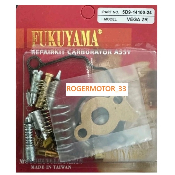 REPAIR KIT KARBURATOR CARBURATOR KARBU VEGA ZR VEGAZR MERK FUKUYAMA
