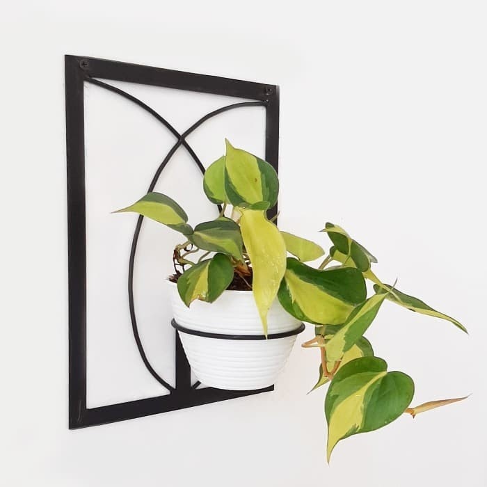 Rak Pot Bunga Dinding, Gantungan Pot, Gantungan Besi,