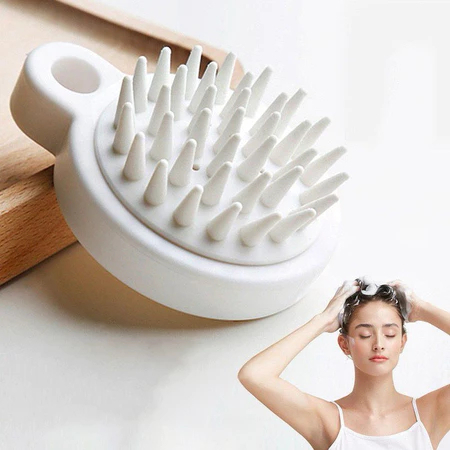 BAS (WARNA PUTIH) Sisir Keramas Anti Ketombe /Sisir Keramas Anti Ketombe