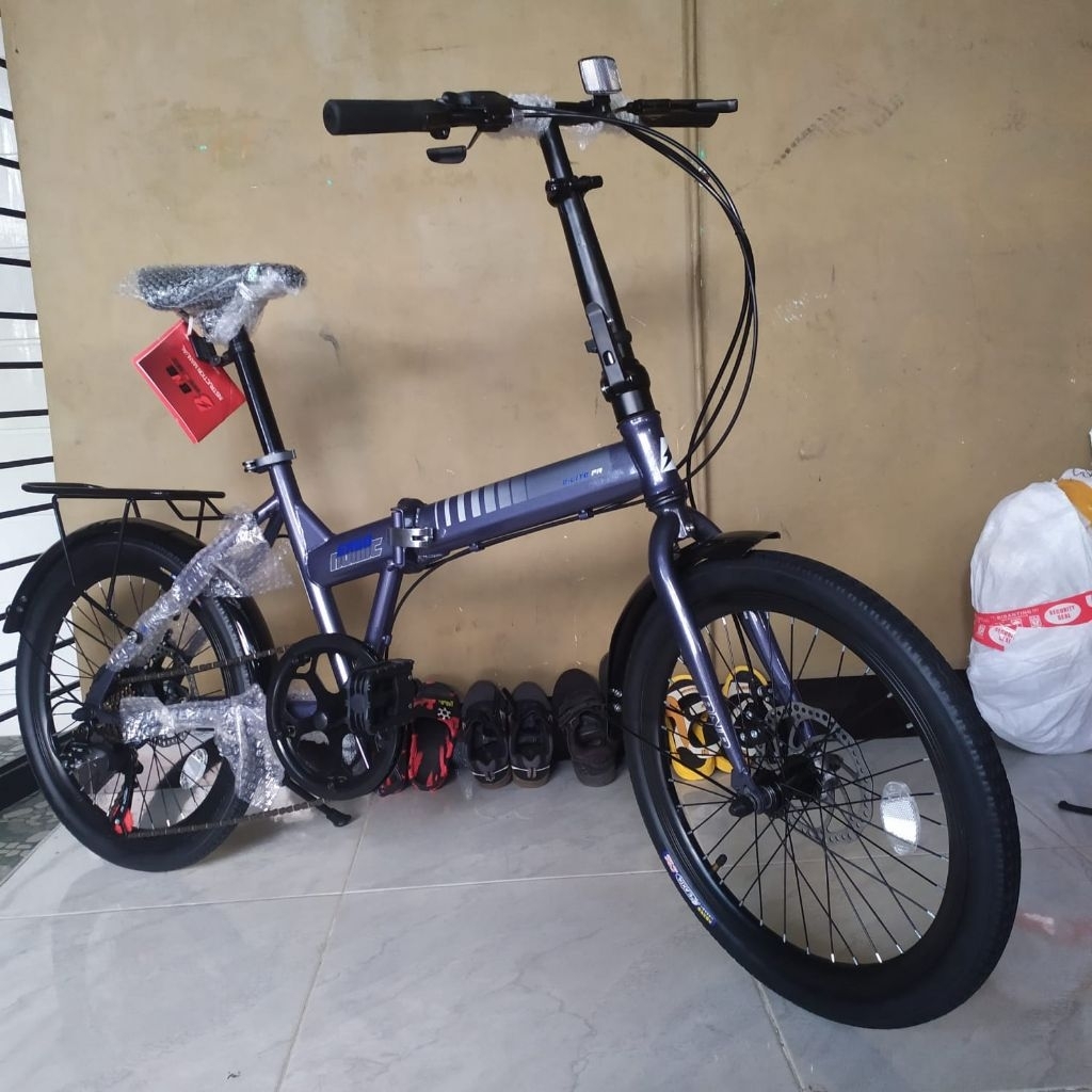 SEPEDA LIPAT 20 INCHI 8 SPEED MERK ERGO BIKE N BIKE