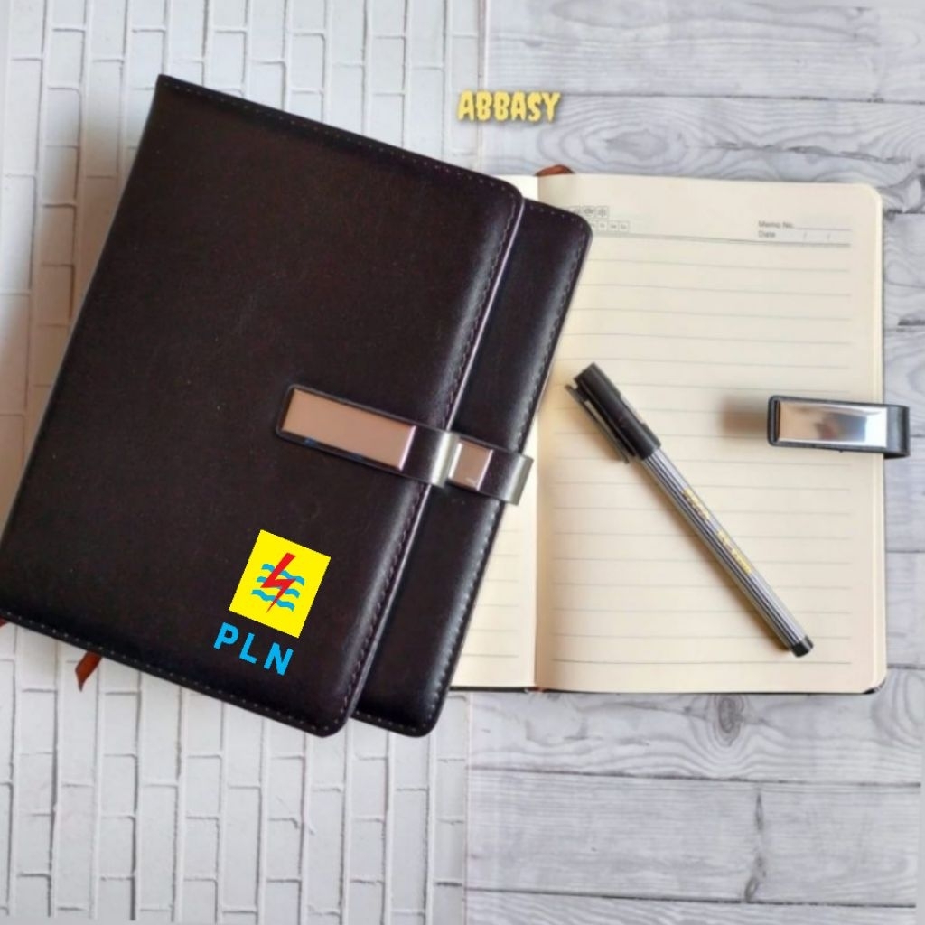 

CUSTOM NOTEBOOK A5/BUKU AGENDA+PULPEN/BUKU CATATAN KANTOR