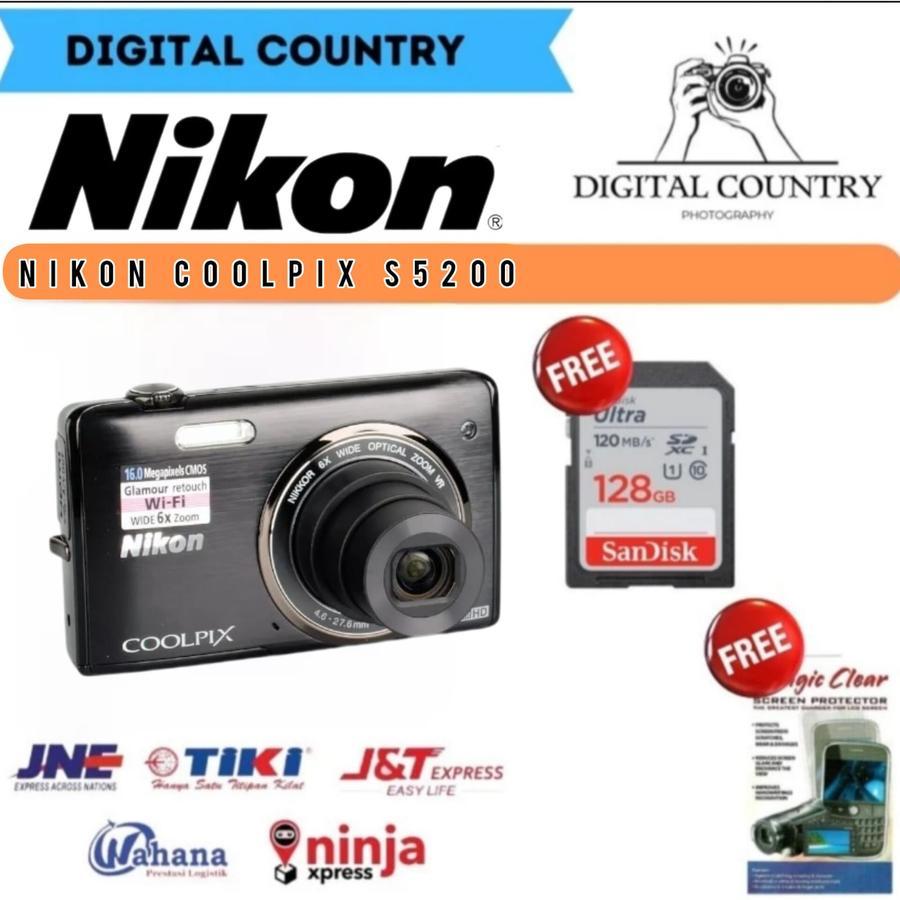 NIKON COOPIX S5200 / KAMERA NIKON COOLPIX S5200 / NIKON S5200