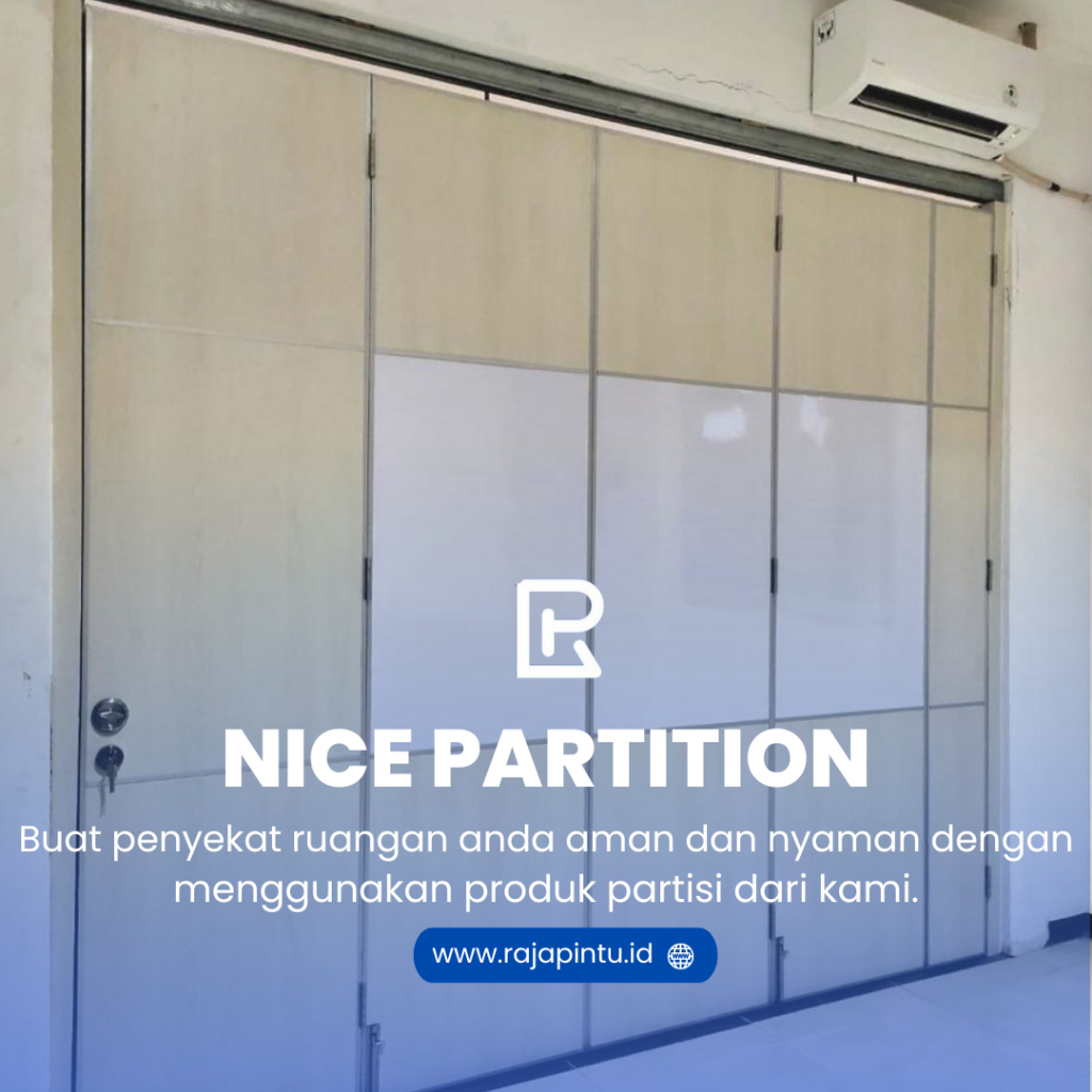JUAL Pintu Partisi Ruangan Lipat Modern