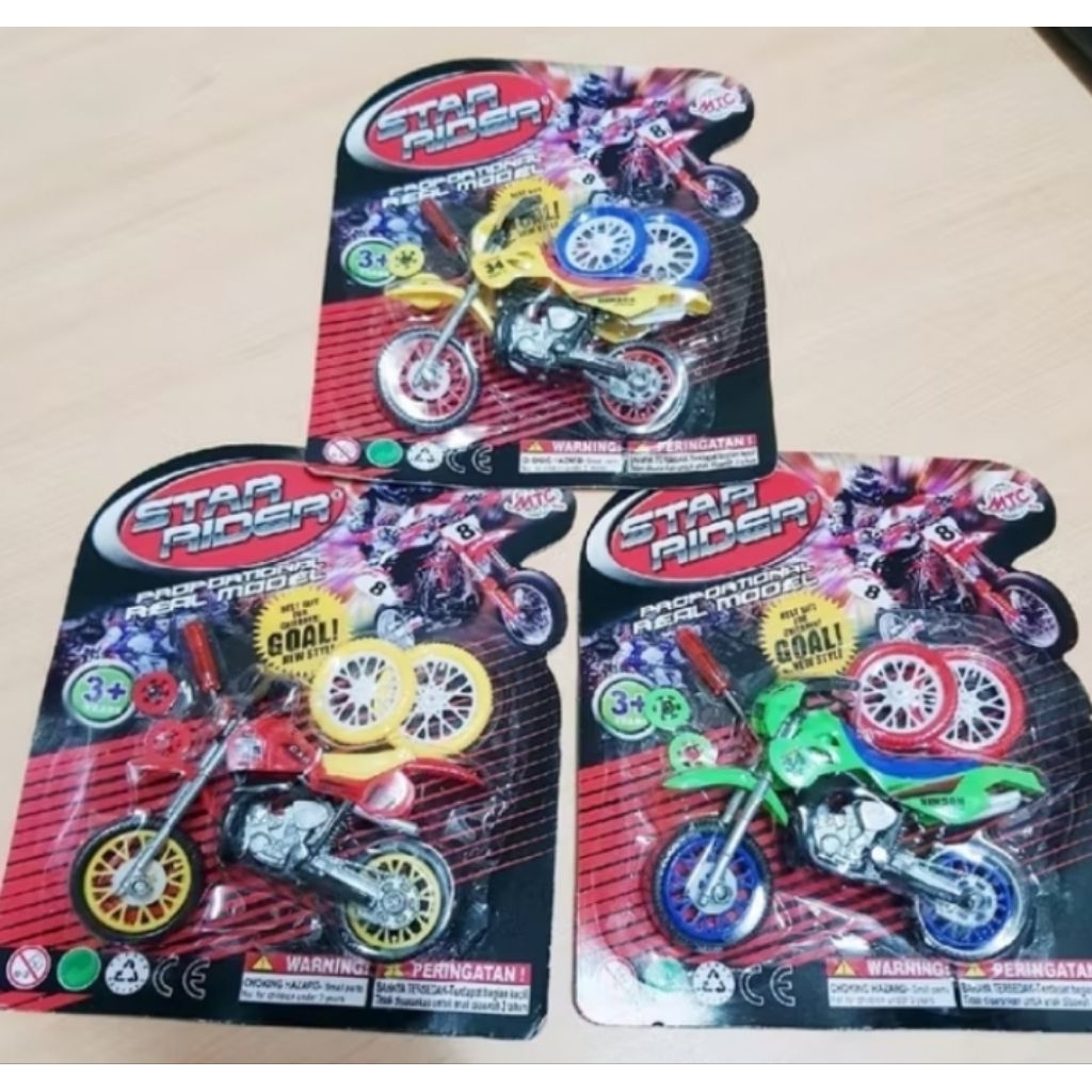 mainan motor motoran cross/trail