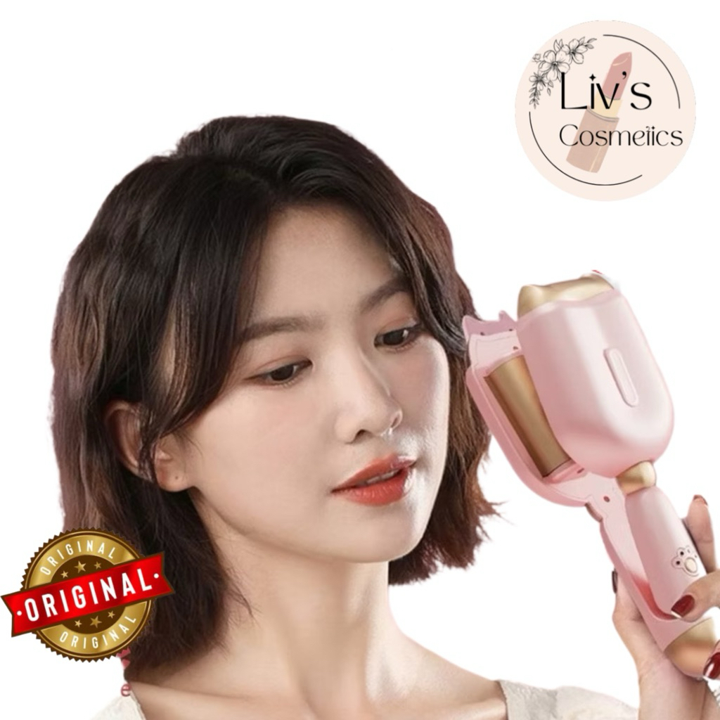 RAMINDONG Catokan Wavy Hair Catok Rambut Curly Egg Roll Stick Catokan Rambut Keriting Bergelombang