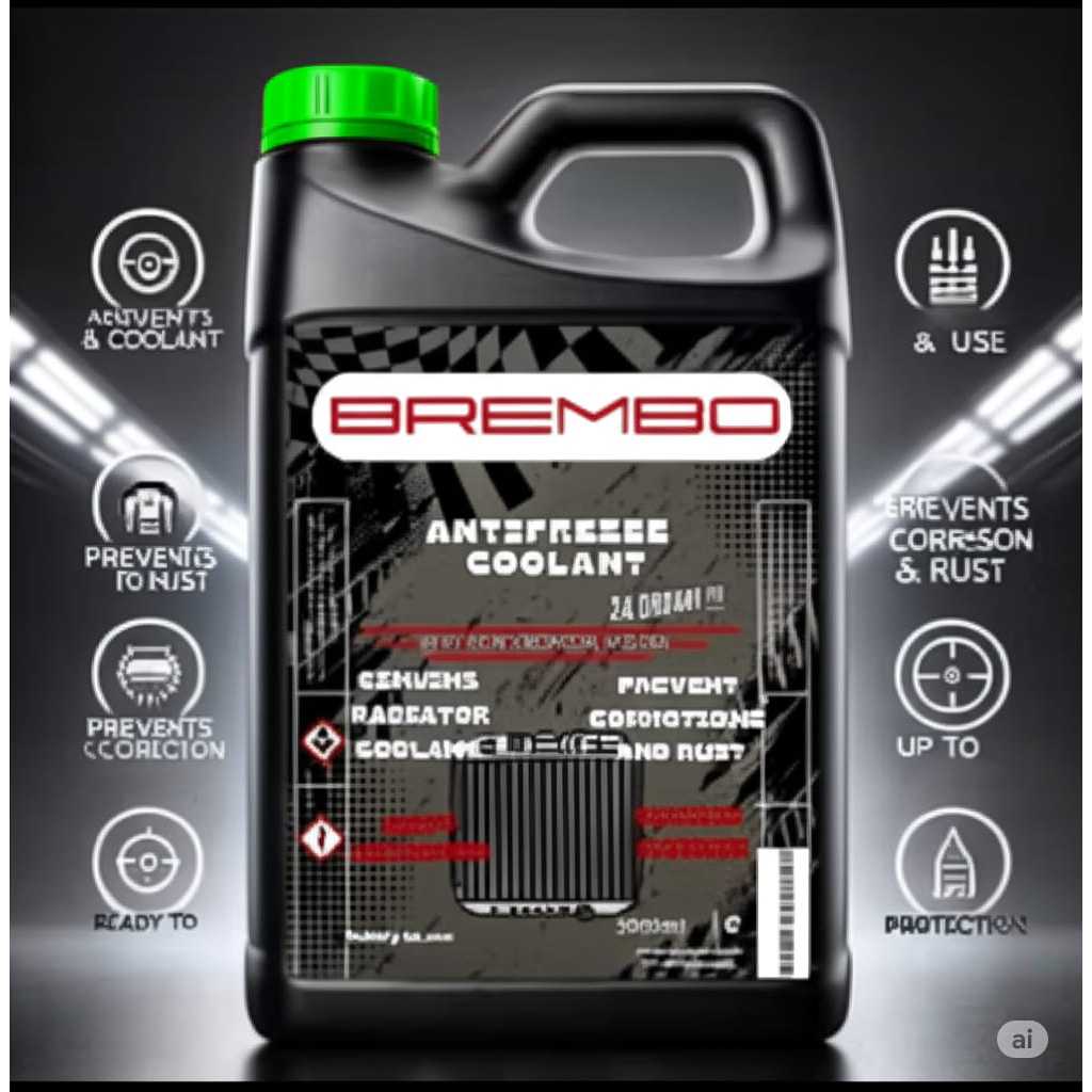 COD Air Radiator BREMBO Radiator Coolant Motor Mobil 1 liter 5 liter