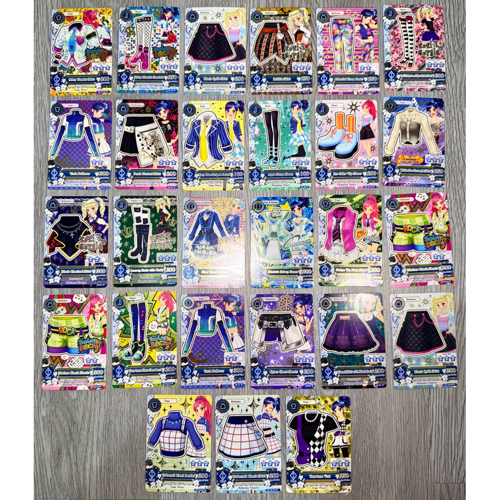 kartu aikatsu normal card satuan cool type aoi yurika seira
