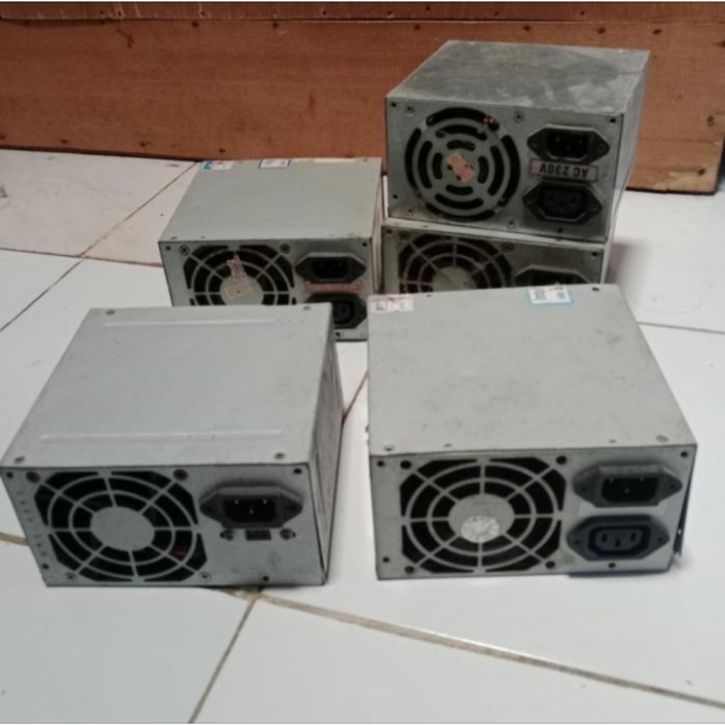 Box Power Supply, Box Saja Bekas Power PSU Plus Fan 12v Break Random