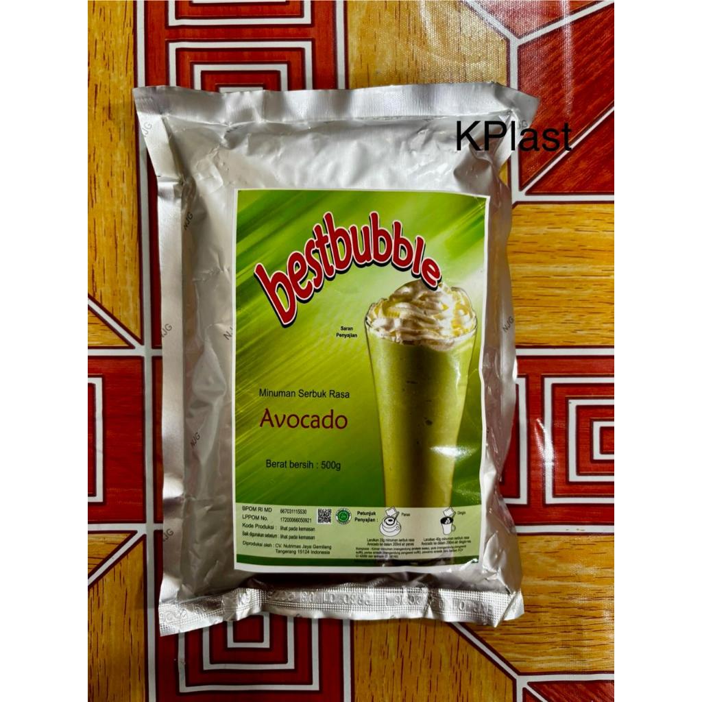 

Minuman Serbuk Rasa Avocado Bestbubble 500 gram