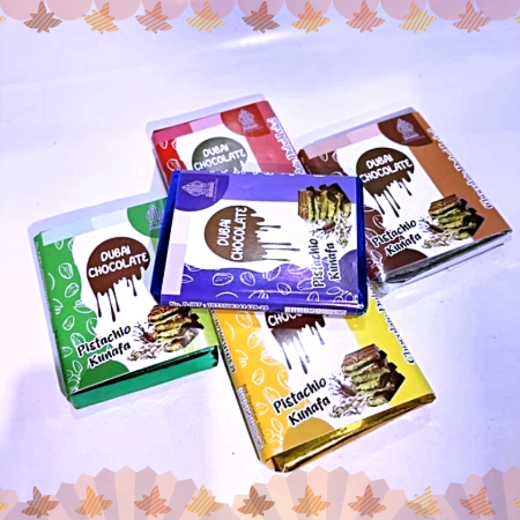 

Dubai Chocolate Kunafa Krispy 70 Gram / Cokelat Dubai