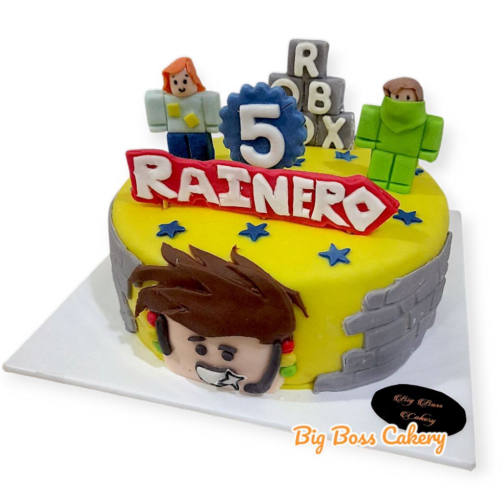 

ROBLOX MINECRAFT BIRTHDAY CAKE BOYS ANAK LAKI