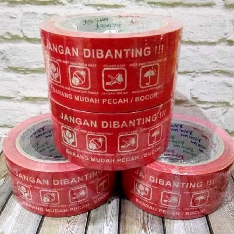 

LAKBAN 1 ROLL FRAGILE / LAKBAN JANGAN DIBANTING(YM)