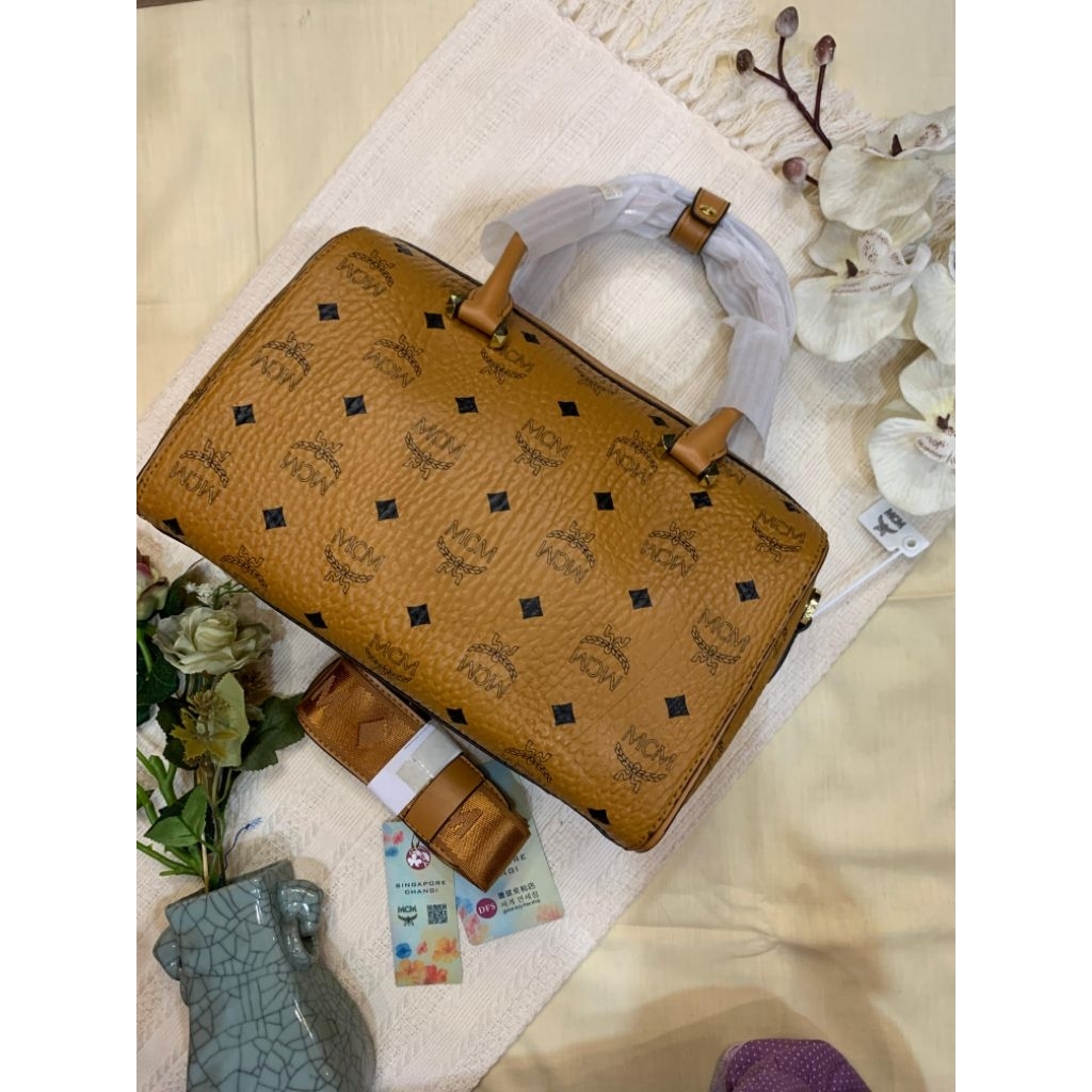 Tas Wanita Boston Bag MCM | Mirror