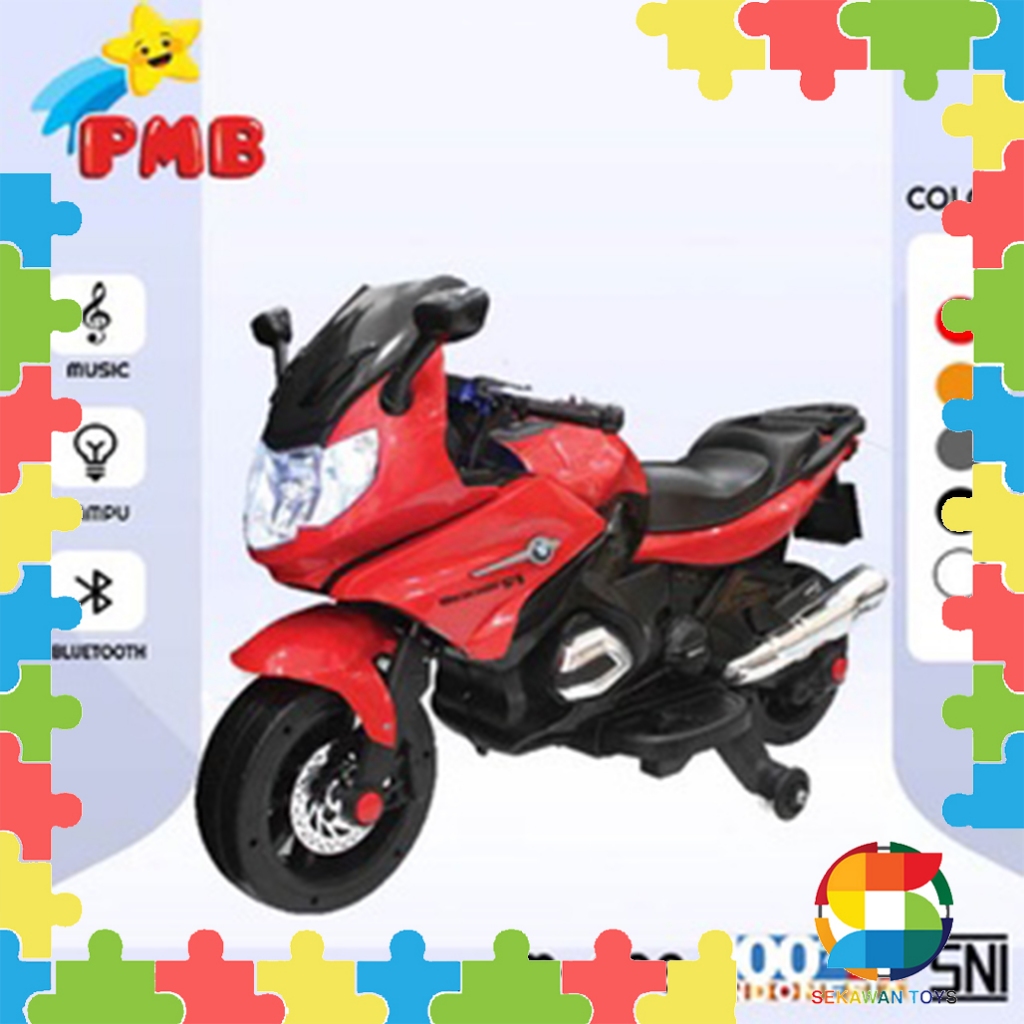Mainan Motor Aki Anak/ Motor Aki Sport / Sepeda Motor Aki 688 PMB