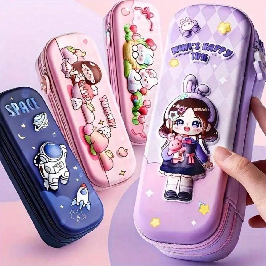 

Tempat Pensil Kotak Pensil Gambar 3D Anak Import Kotak Pensil 3D Bahn Eva Anti Air