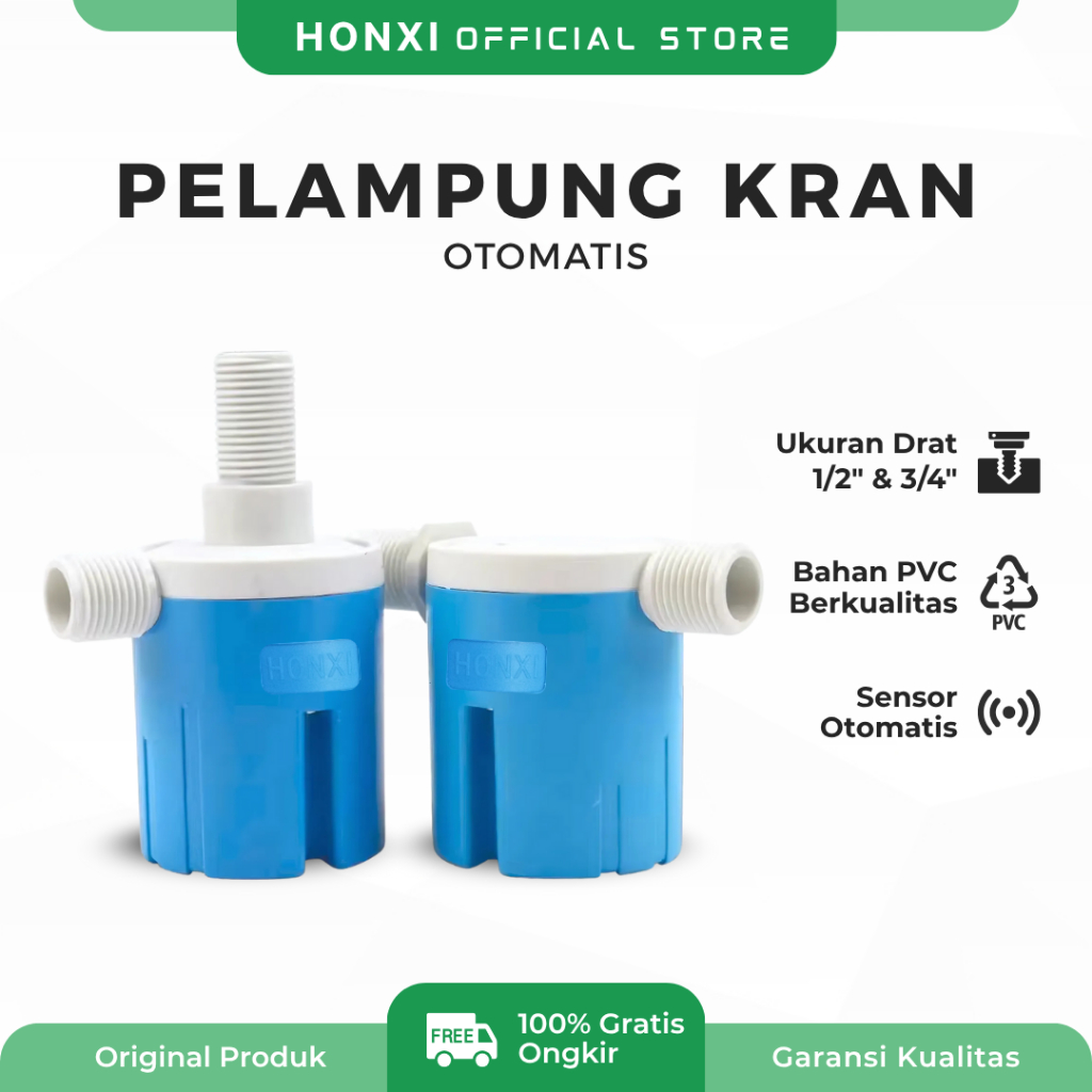 HONXI Pelampung Otomatis Kran Air / Sensor Tandon Kran Otomatis / Pelampung Toren