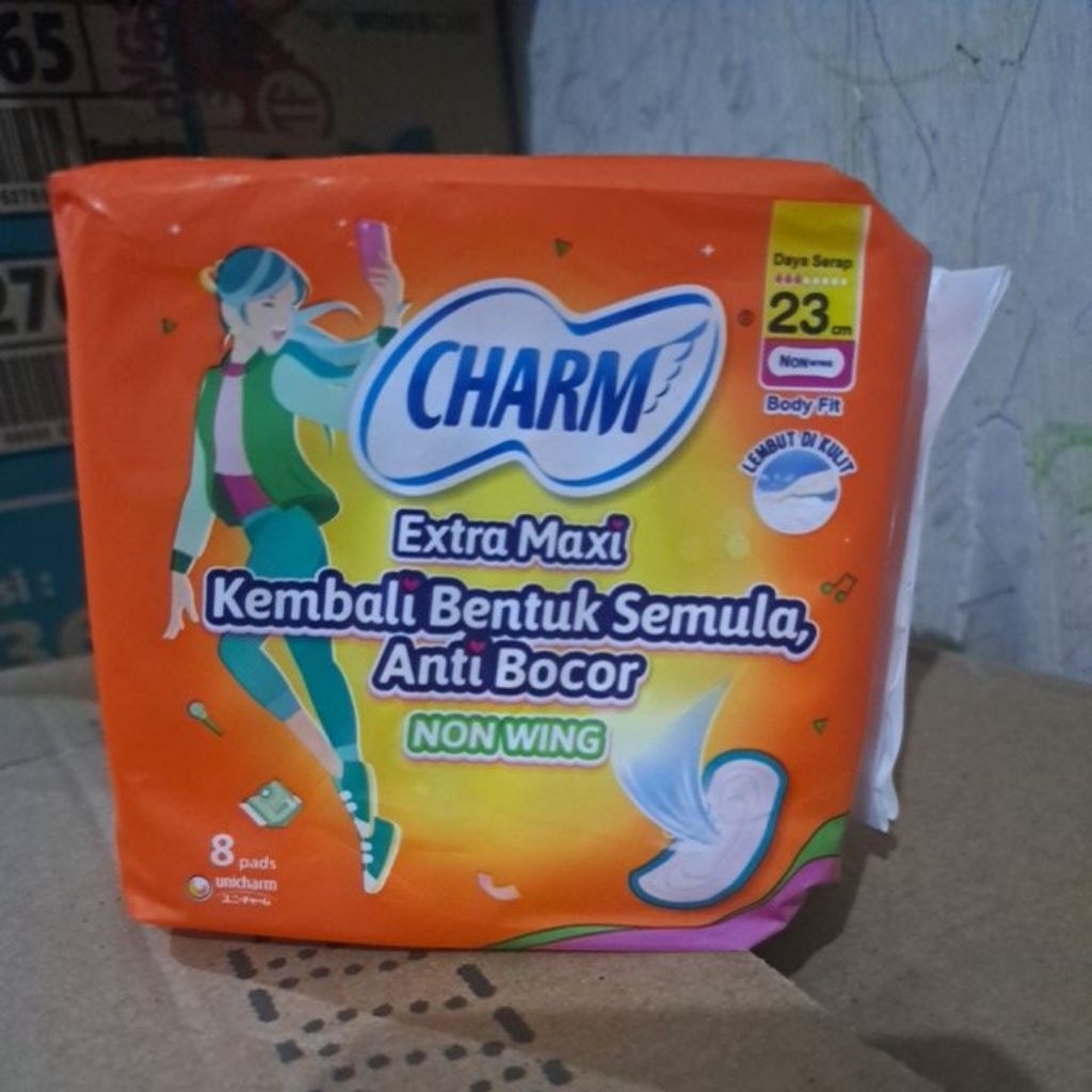 softex charm no wings 1bks isi 8 pad