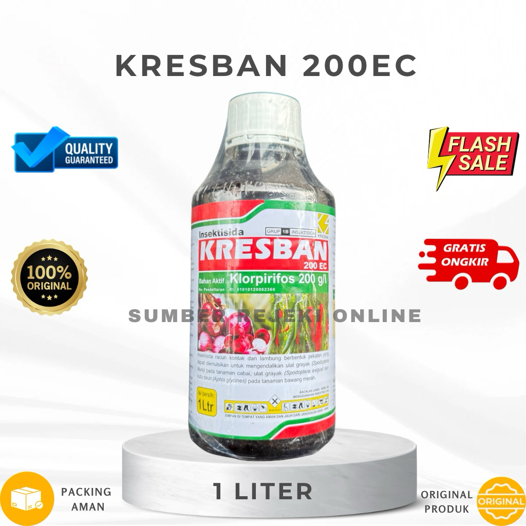 KRESBAN 200EC 1 Liter | Insektisida Kresban 1 Liter 200EC