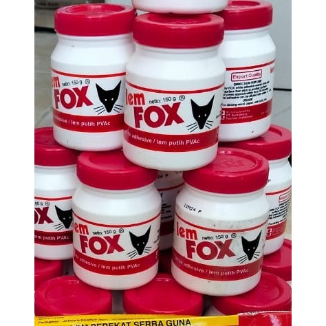 

Lem Fox Putih 150 gram - Lem Serba Guna Untuk Kayu,Kertas,Kerajinan