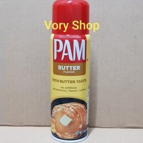 

pam butter spray rich butter taste