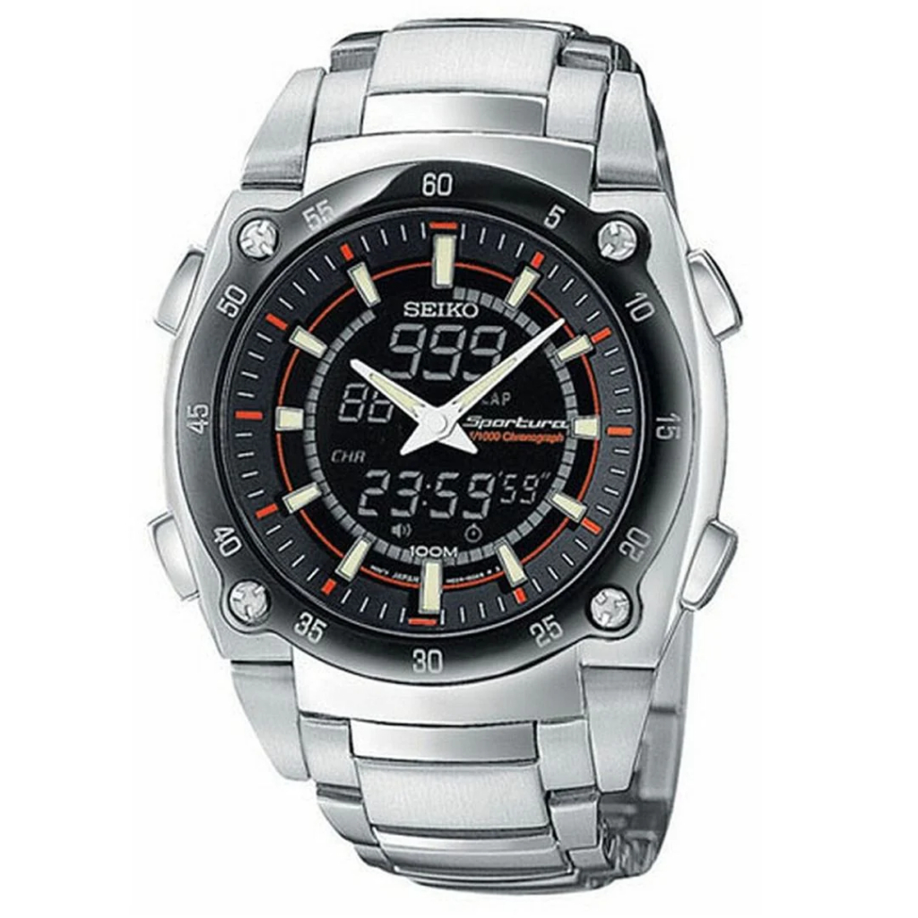 Jam Tangan Pria Seiko SNJ019P1 SNJ019 Sportura Chronograph Original Resmi