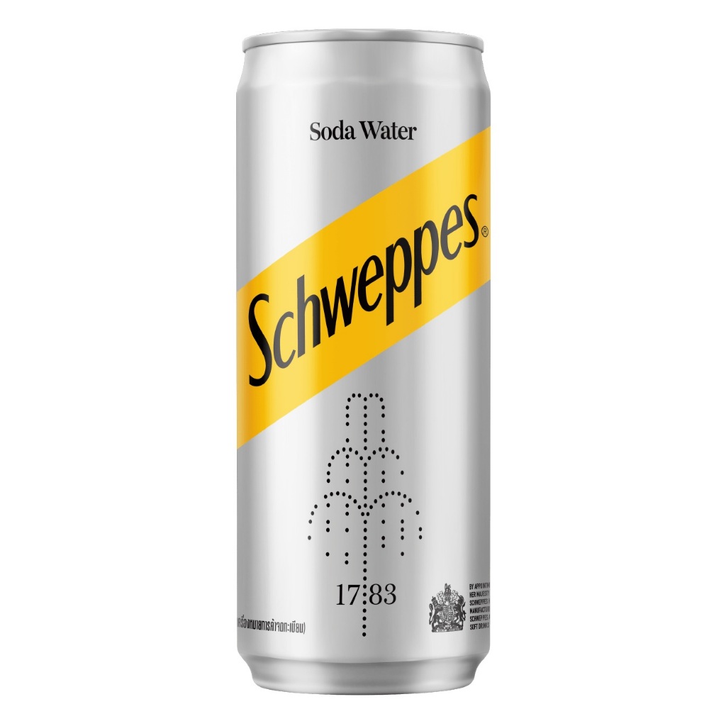 

soda water air soda schweppes 250 ml 1 karton carton 24 pcs