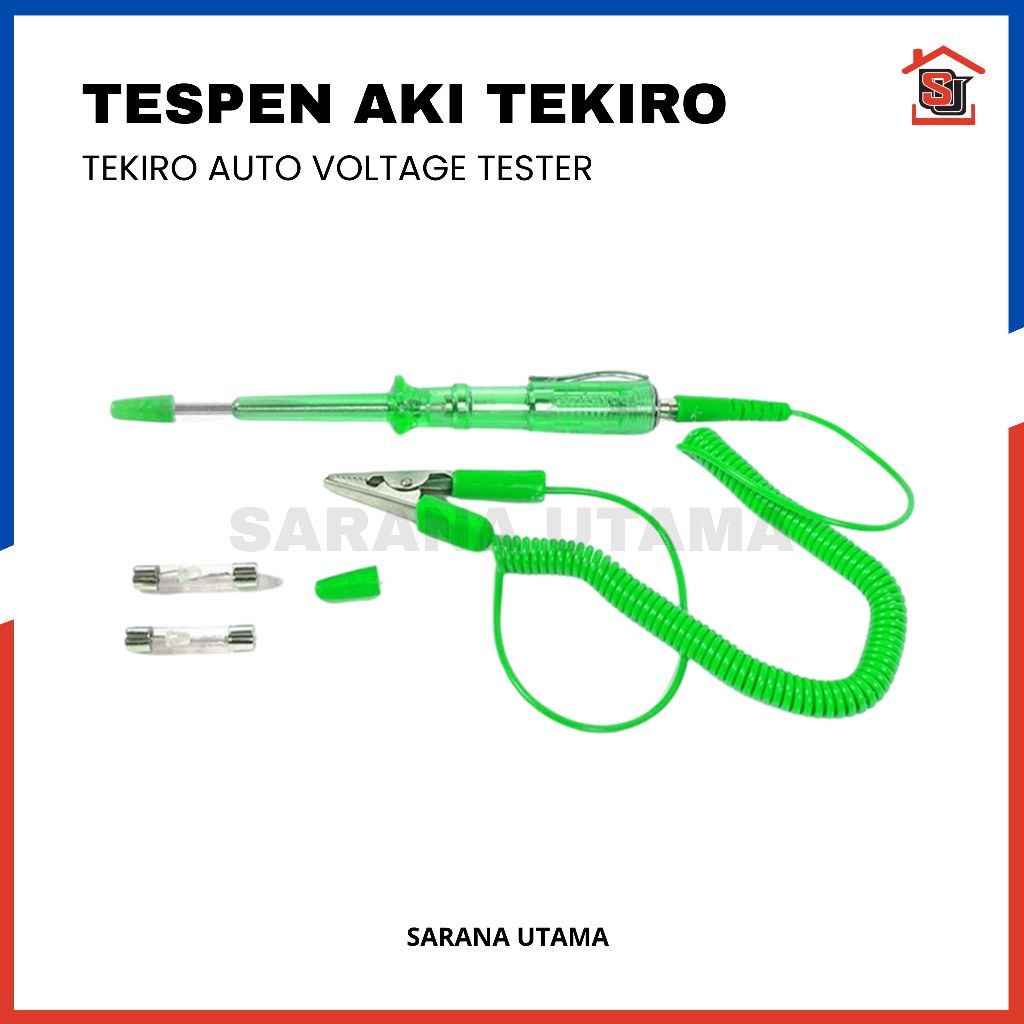 Tekiro Auto Voltage Tester / Tespen Aki