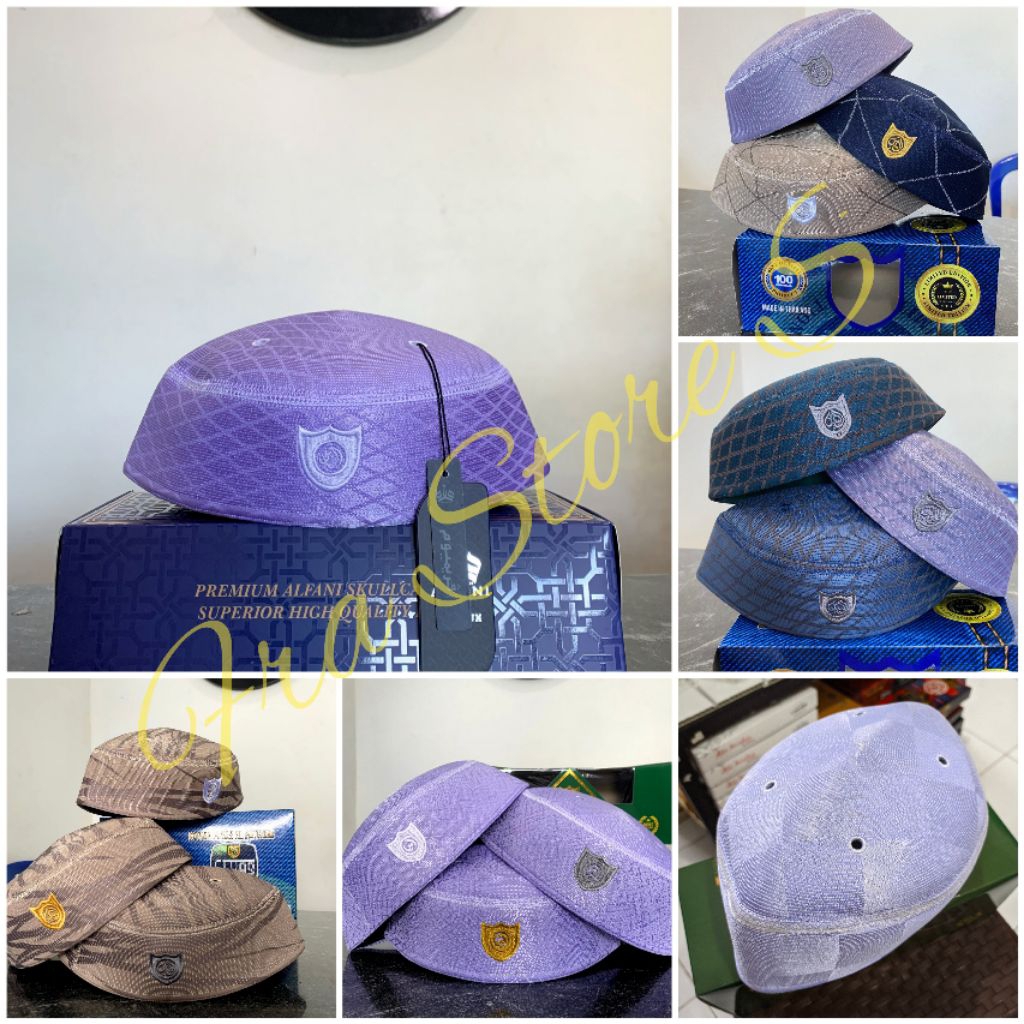 Kopiah / Peci Malaysia Original A5 Premium, Kopiah Al Fany, Kopiah Ameen, Kopiah Elyas, All Varian P