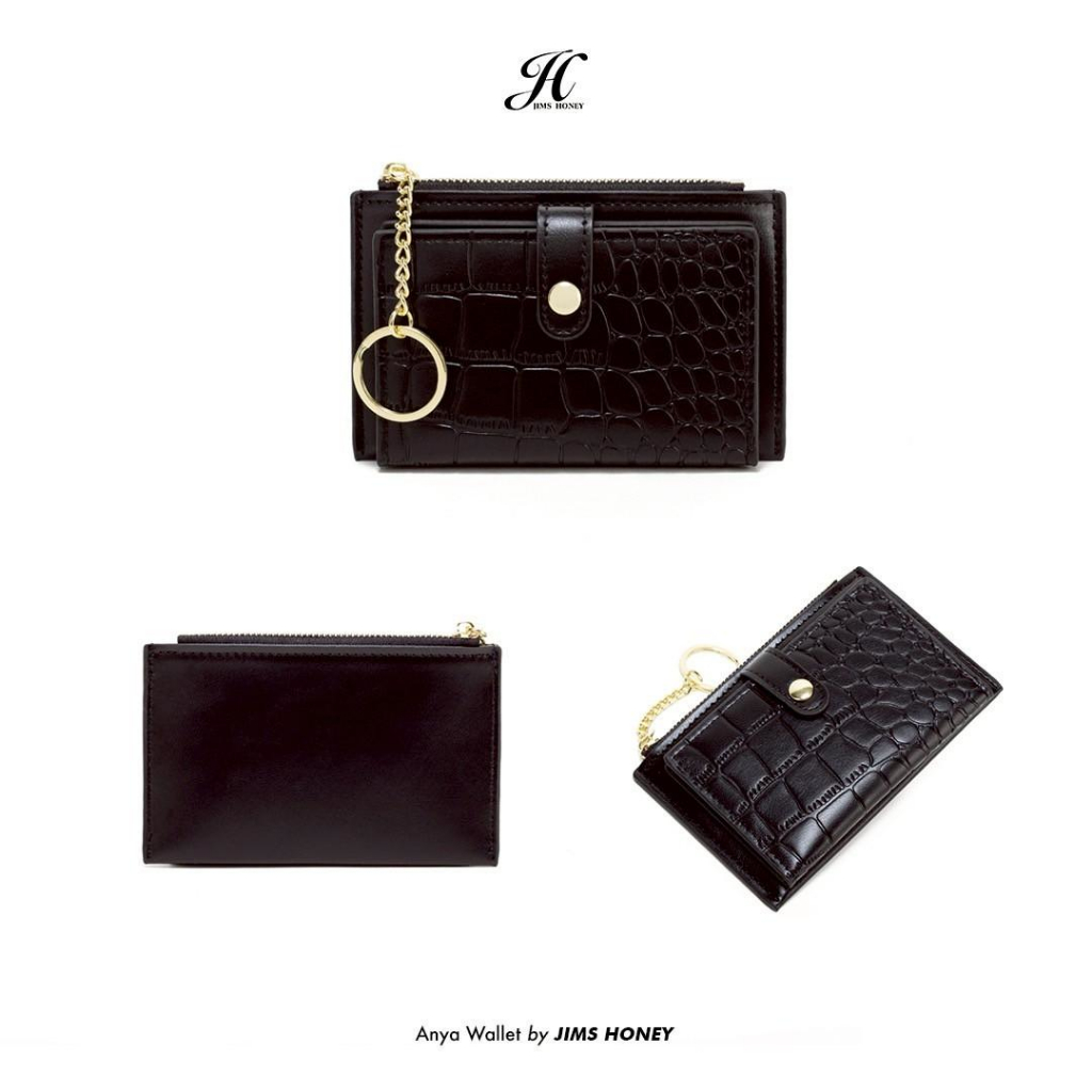 JIMS HONEY Dompet Wanita ANYA WALLET Dompet Uang Kartu Koin Kulit PU