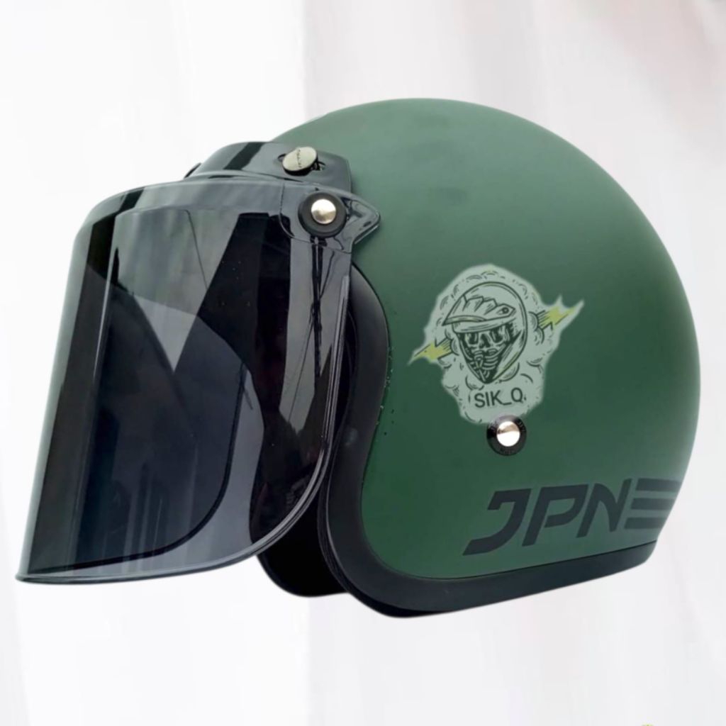 Helm JPN Hijau Army Dop